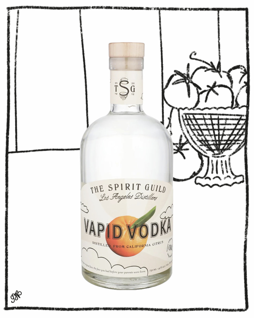 SPIRIT GUILD VAPID VODKA 750ML 40% ABV