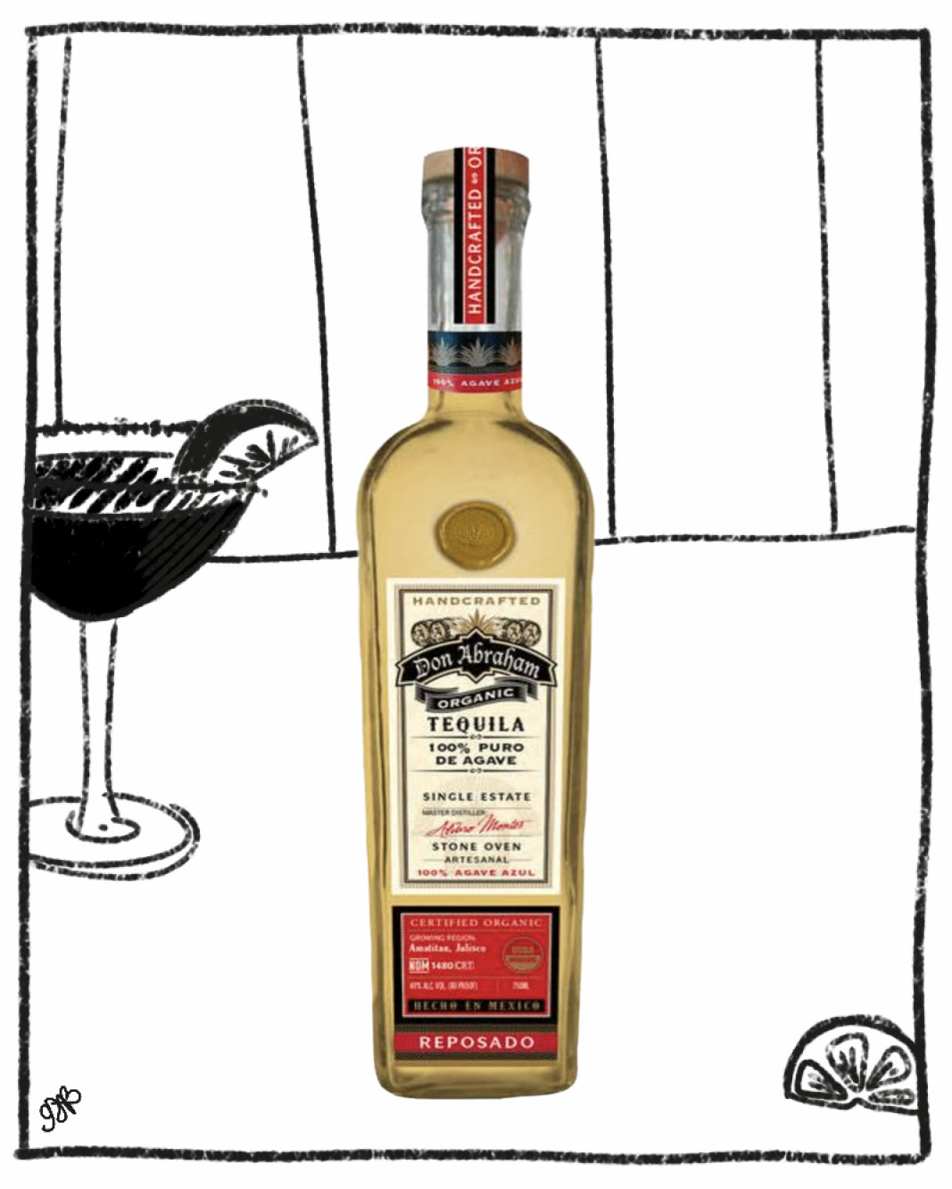 DON ABRAHAM REPOSADO 750ML 40% ABV