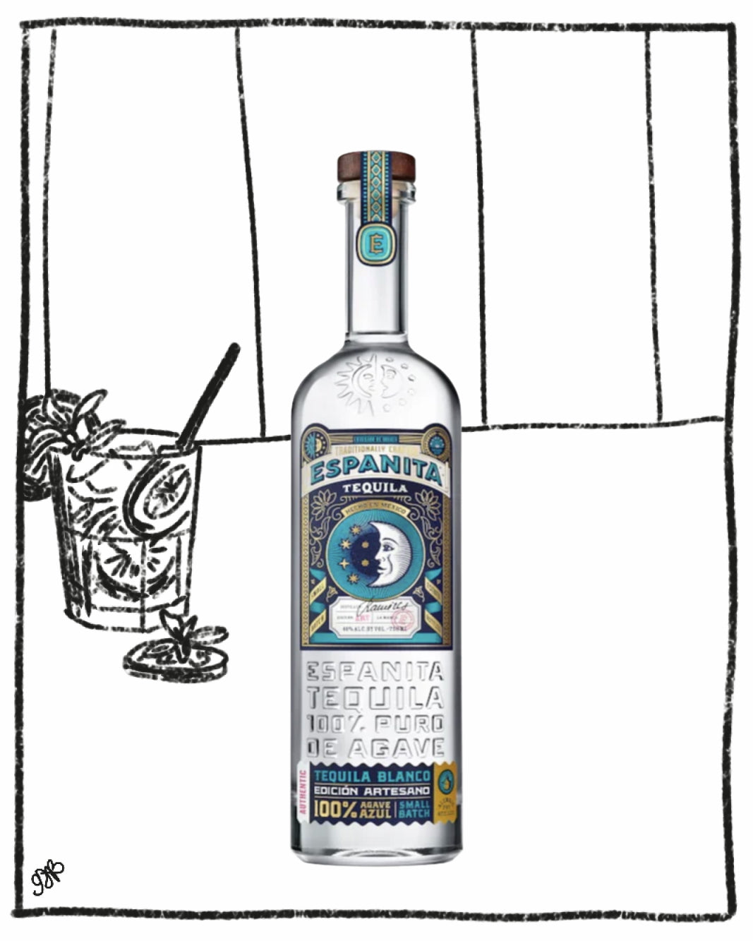 ESPANITA TEQUILA BLANCO 750ML 40% ABV