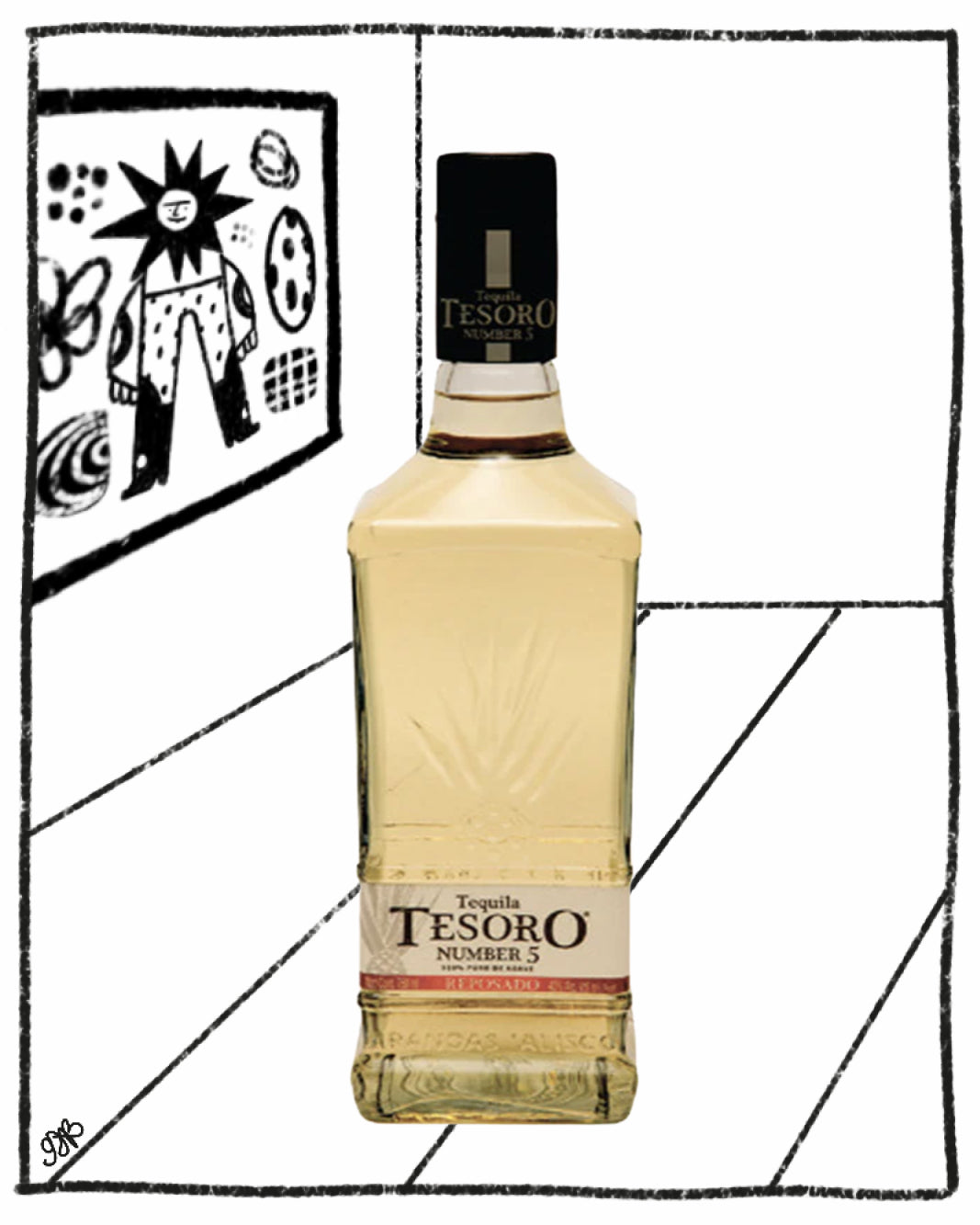 TESORO NO. 5 REPOSADO 750ML 40% ABV