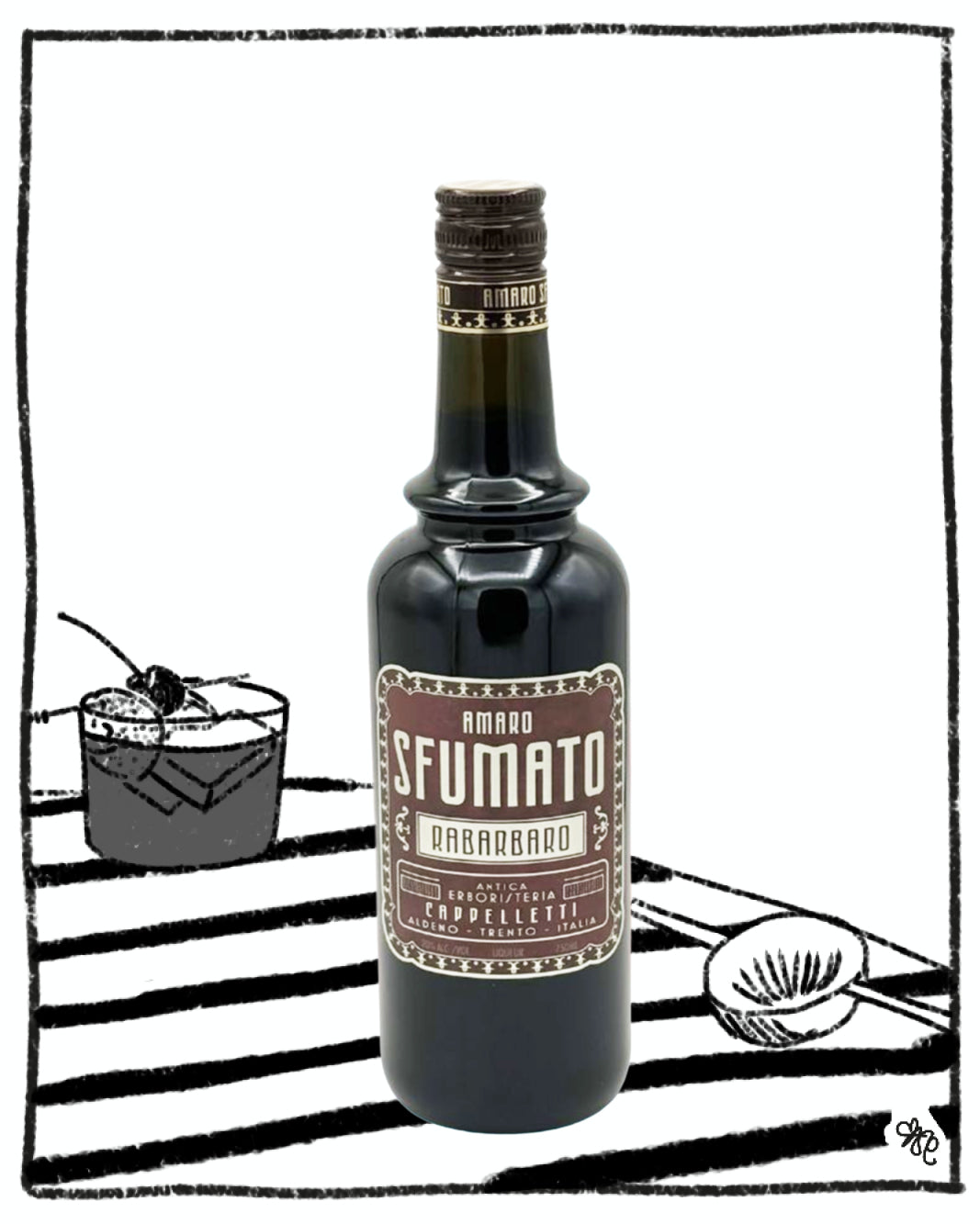AMARO SFUMATO RABARBARO 750ML 20% ABV