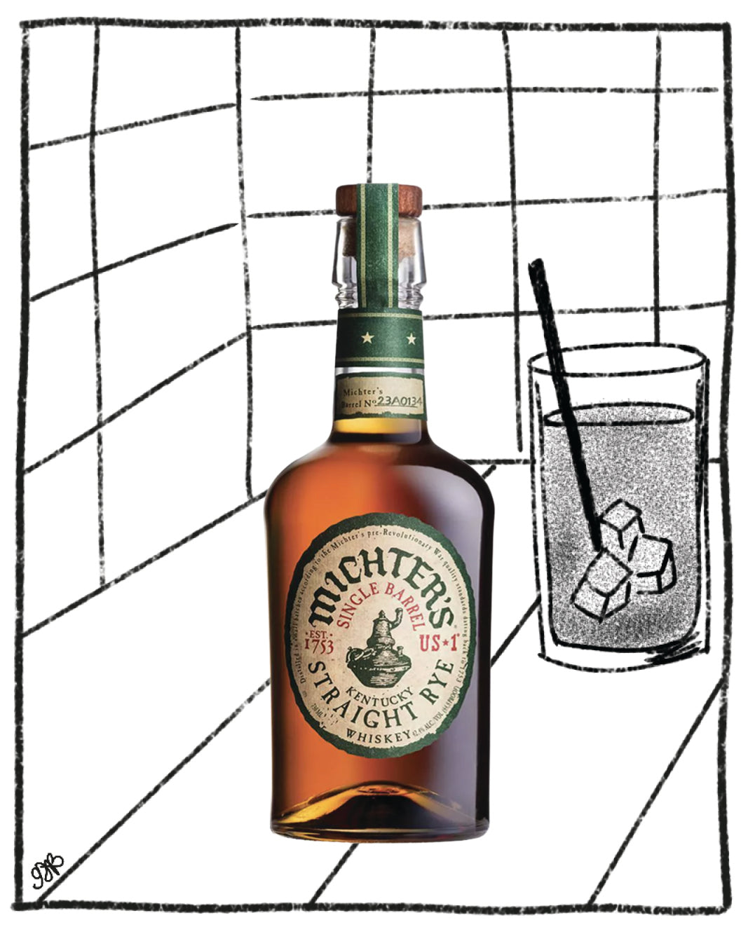 MICHTER'S US SINGLE BARREL RYE 750ML 42.4% ABV