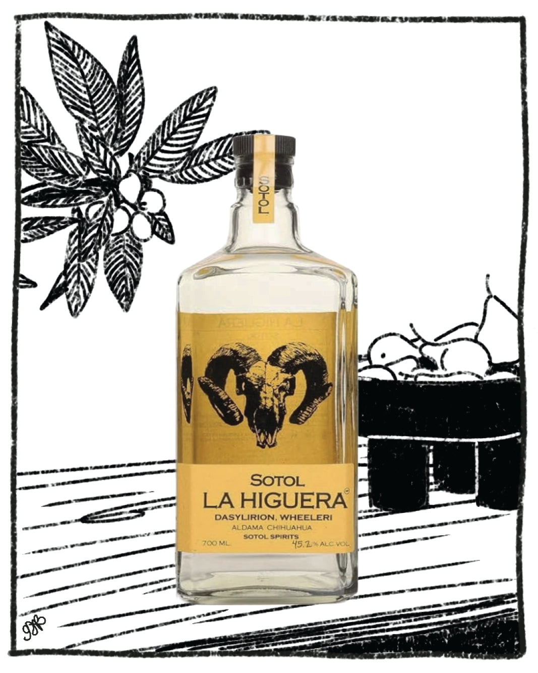 SOTOL LA HIGUERA WHEELERI 750ML 45.2% ABV