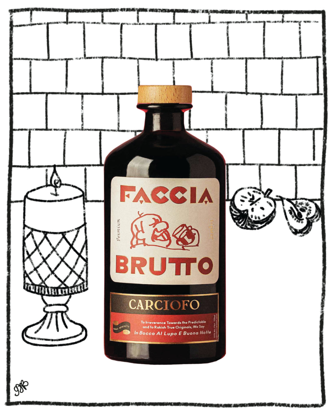 FACCIA BRUTTO CARCIOFO 750ML 25% ABV