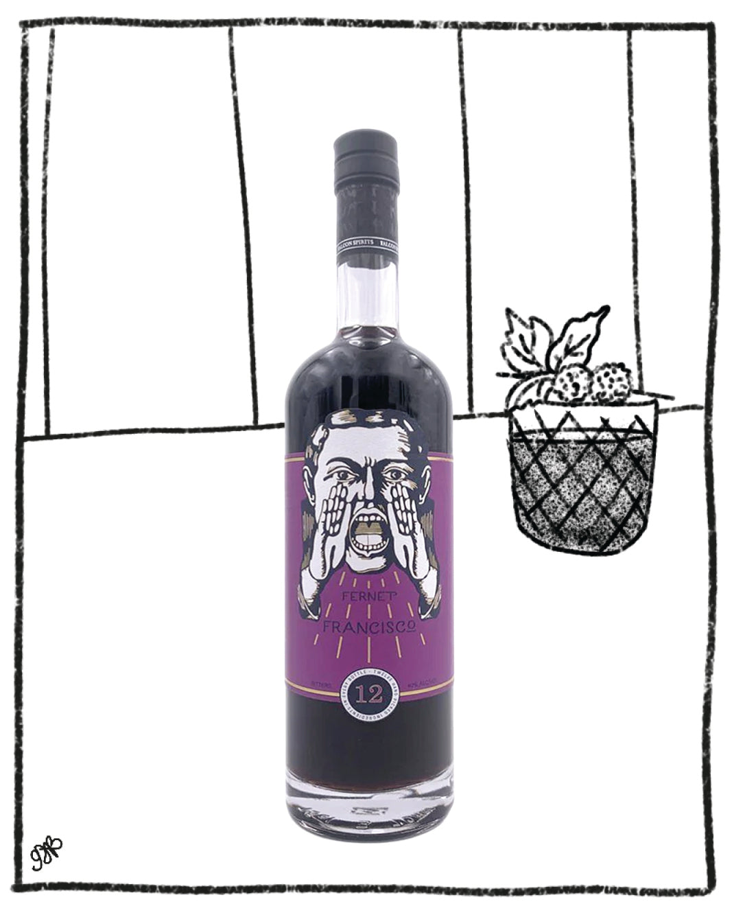 FERNET FRANCISCO WILLETT BOURBON CASK 750ML 40% ABV