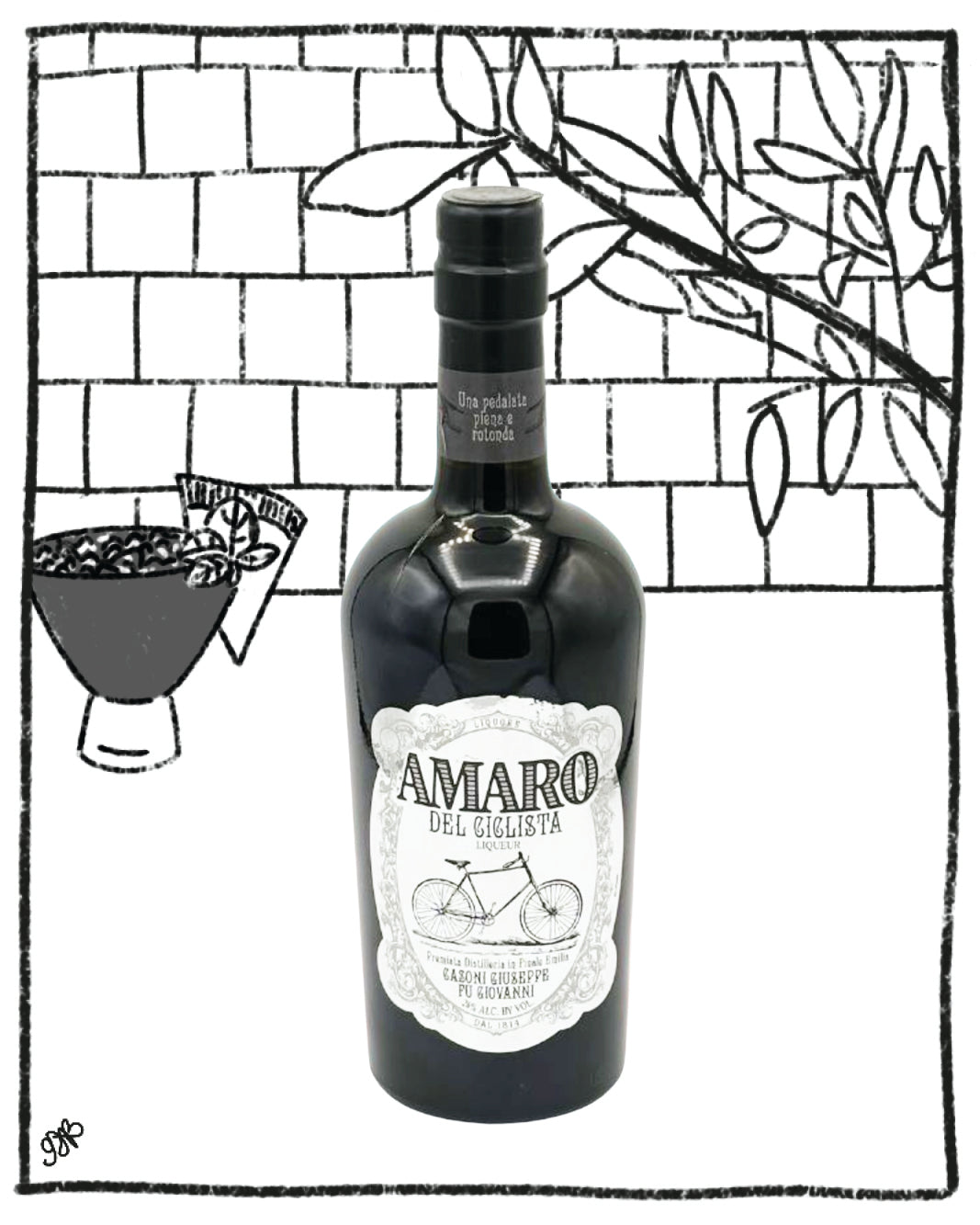 CASONI AMARO DEL CICLISTA 750ML 26% ABV