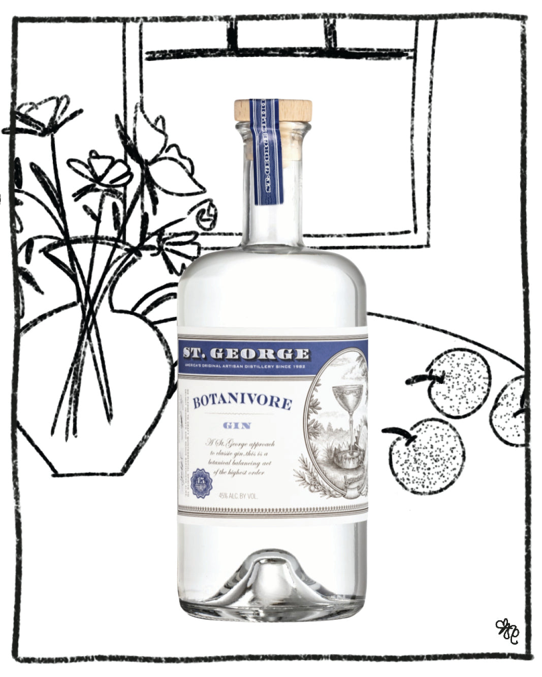ST. GEORGE BOTANIVORE GIN 750ML 45% ABV
