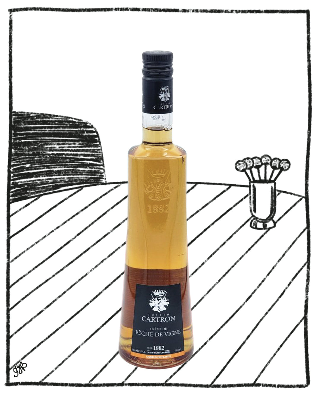 JOSEPH CARTRON CREME DE PECHE 700ML 18% ABV