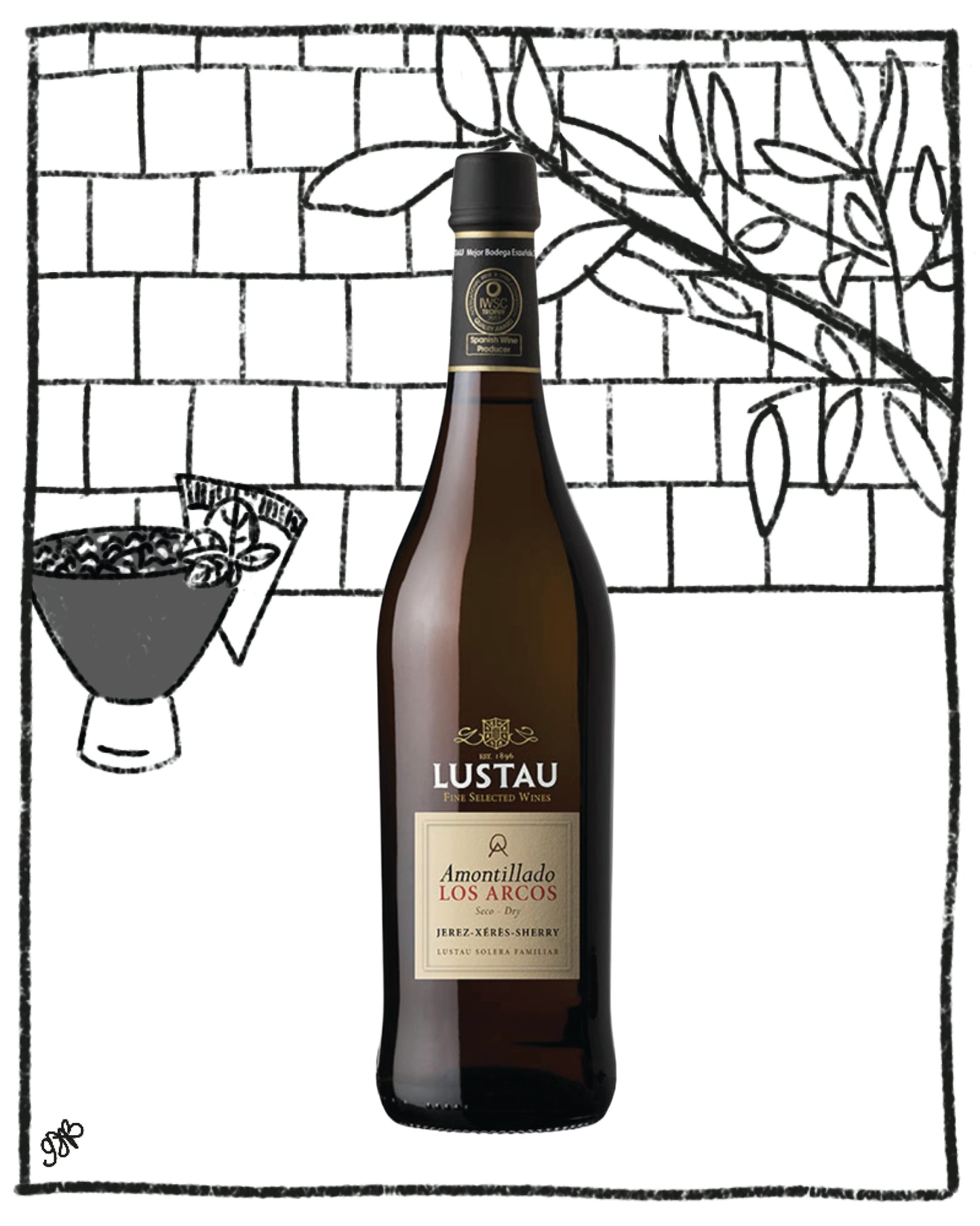LUSTAU AMONTILLADO LOS ARCOS 750ML 18.5% ABV