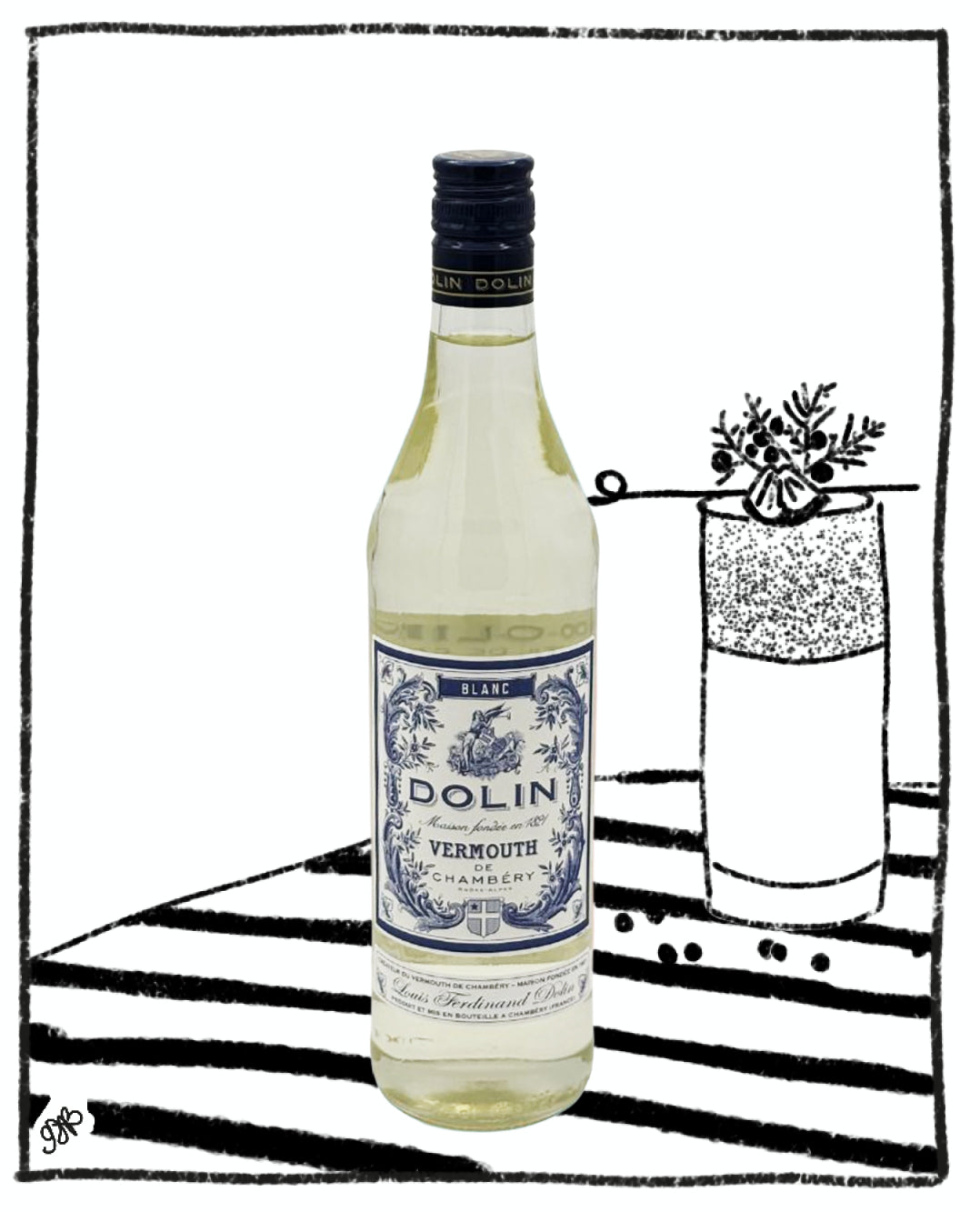 DOLIN VERMOUTH BLANC DE CHAMBERY 750ML 16% ABV