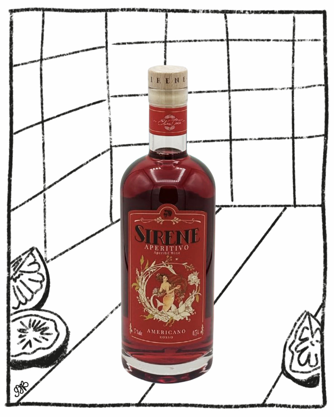 SIRENE AMERICANO ROSSO 750ML 17% ABV