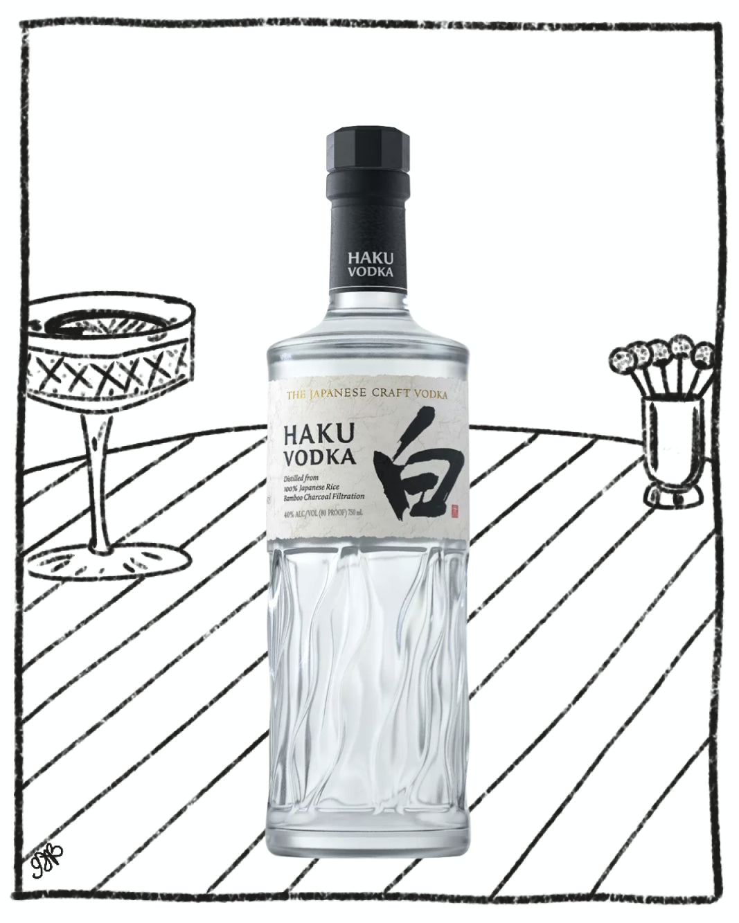 SUNTORY HAKU VODKA 750ML 40% ABV