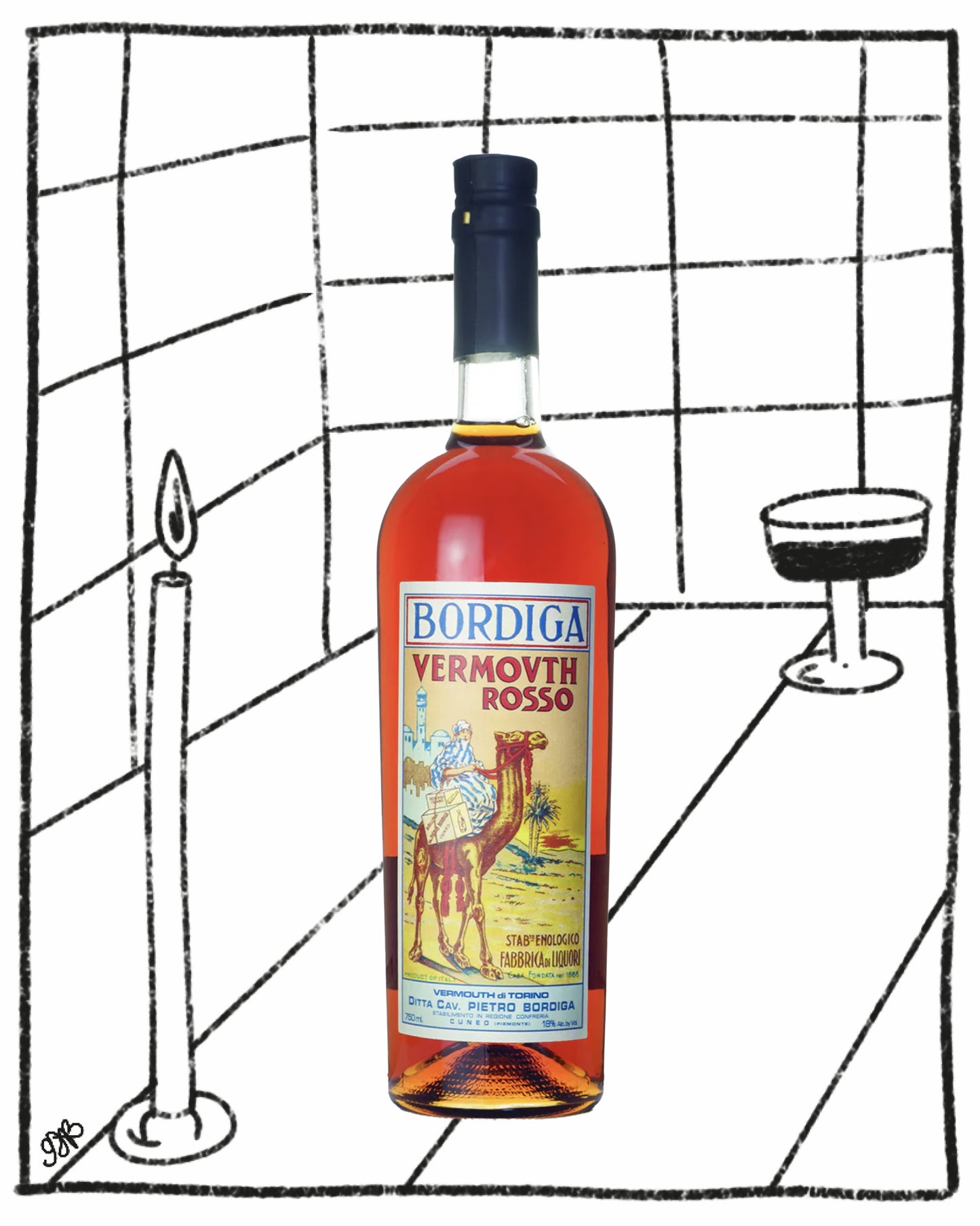 BORDIGA VERMOUTH DI TORINO ROSSO 750ML 18% ABV
