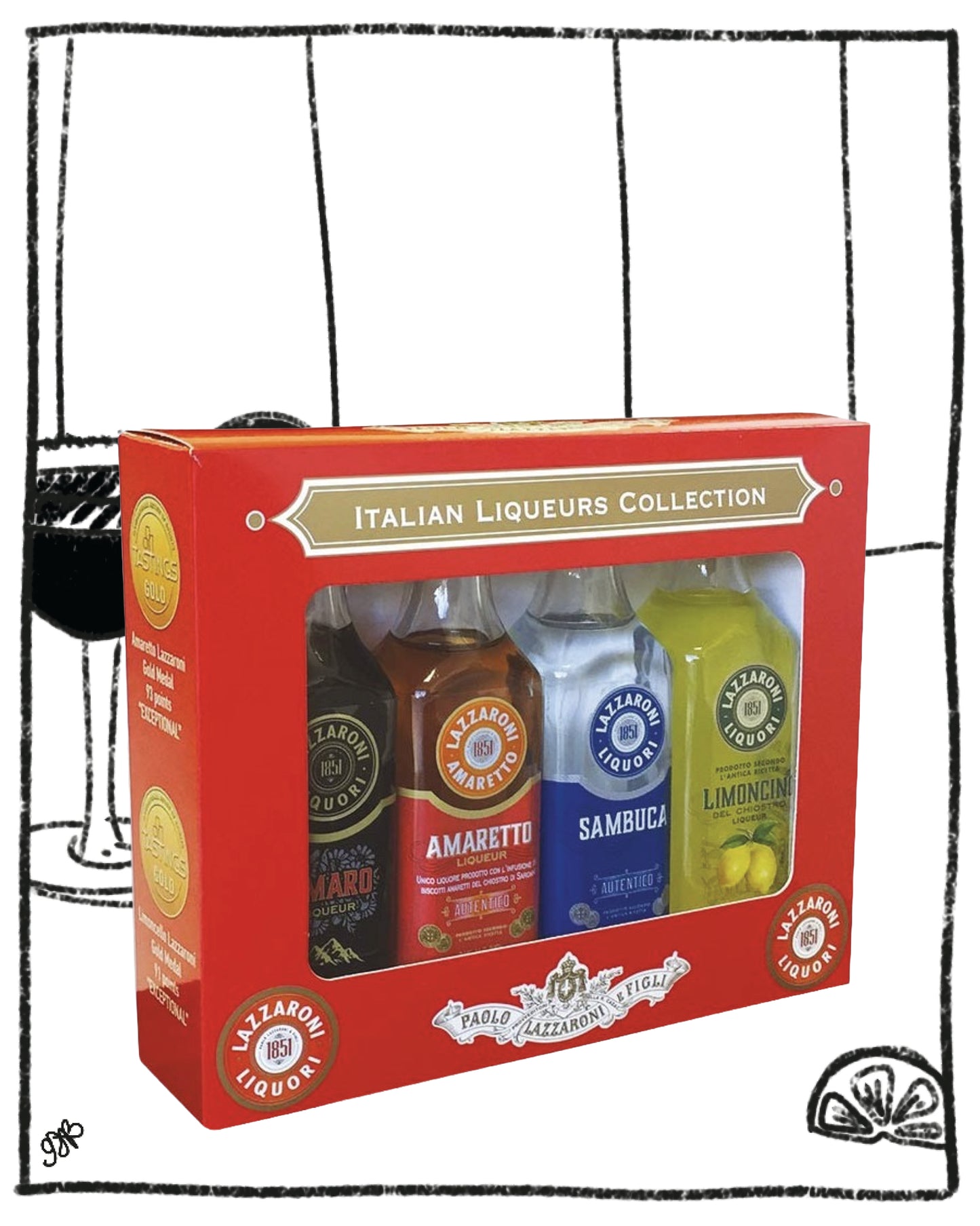 LAZZARONI GIFT BOX 4-PACK