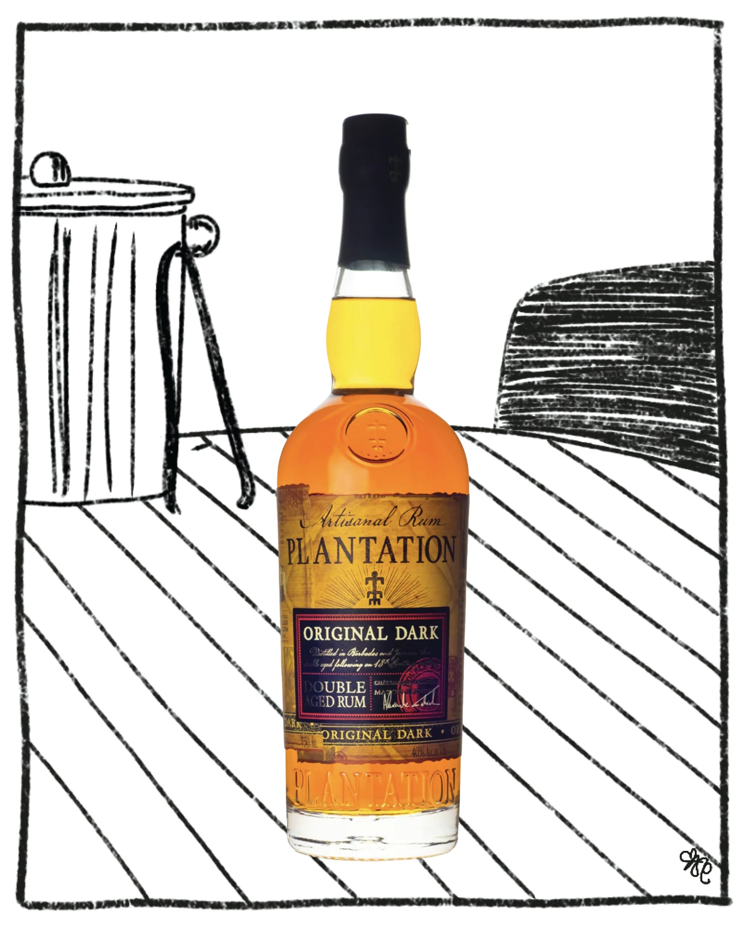 PLANTERAY RUM ORIGINAL DARK 750ML 40% ABV