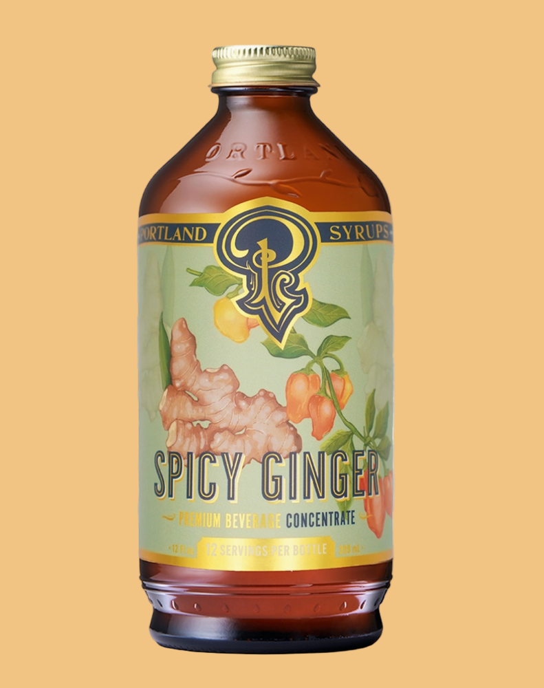 PORTLAND SPICY GINGER SYRUP 12OZ