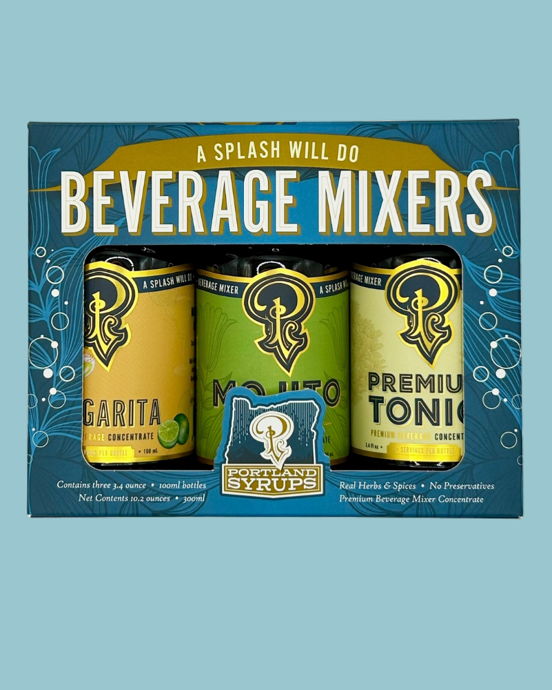PORTLAND SYRUPS GIFT SET - BLUE CLASSIC - MIXERS