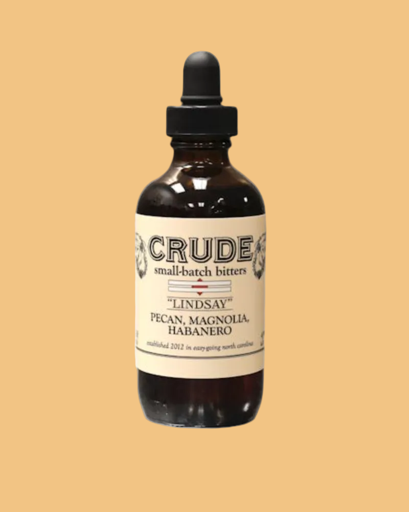 CRUDE LINDSAY PECAN MAGNOLIA HABANERO BITTERS 4OZ
