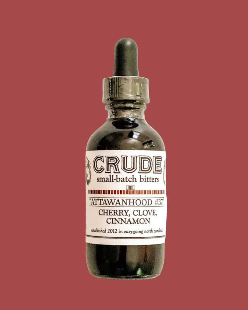 CRUDE ATTAWANHOOD CHERRY CLOVE CINNAMON BITTERS