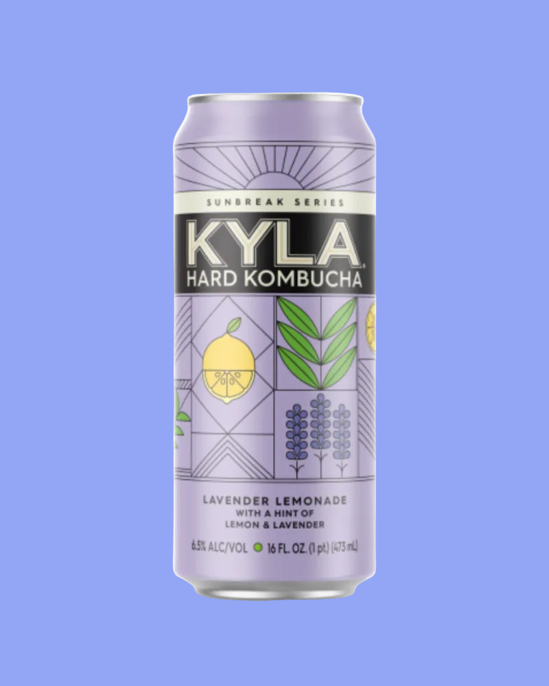 KYLA HARD KOMBUCHA SUNBREAK LAVENDAR CAN SINGLE CAN 16 OZ.