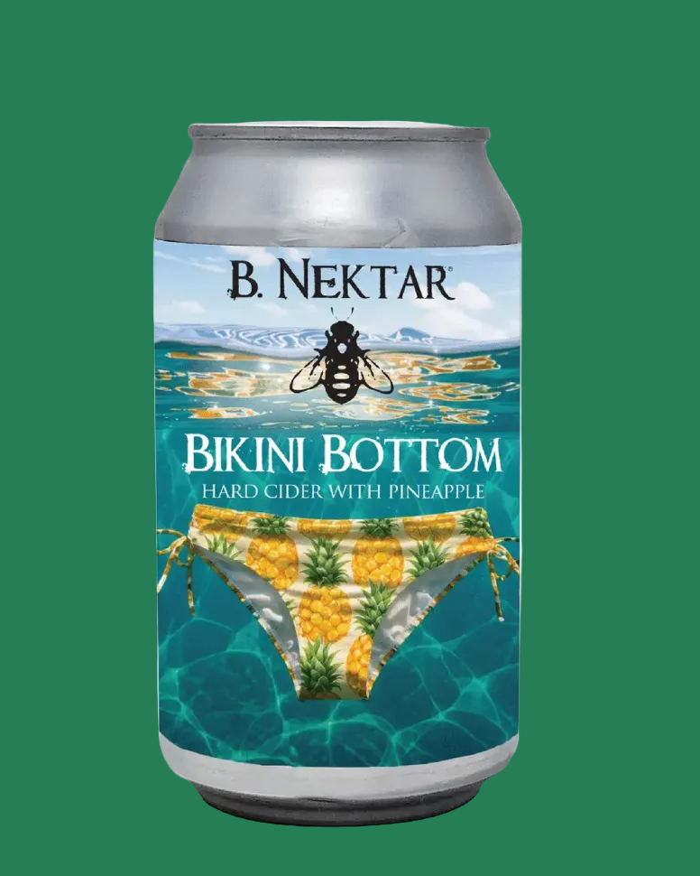 B NEKTAR CIDER BIKINI BOTTOM SINGLE CAN 120Z