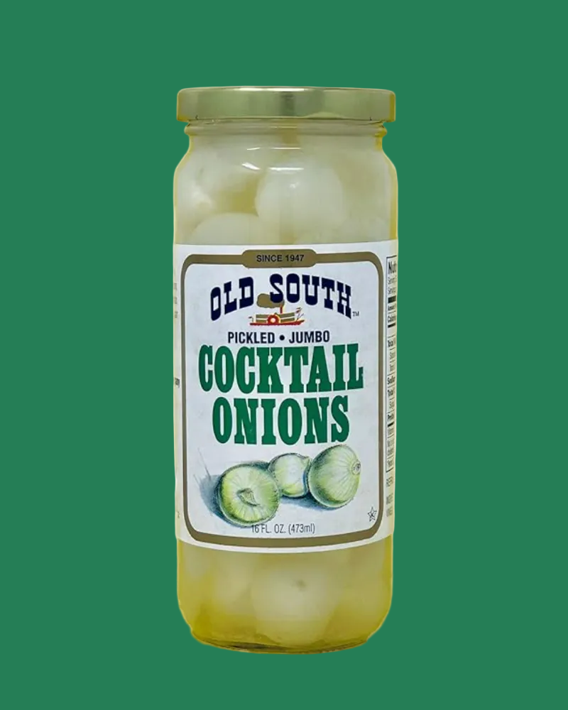 OLD SOUTH PICKLED JUMBO COCKTAIL ONIONS 16OZ