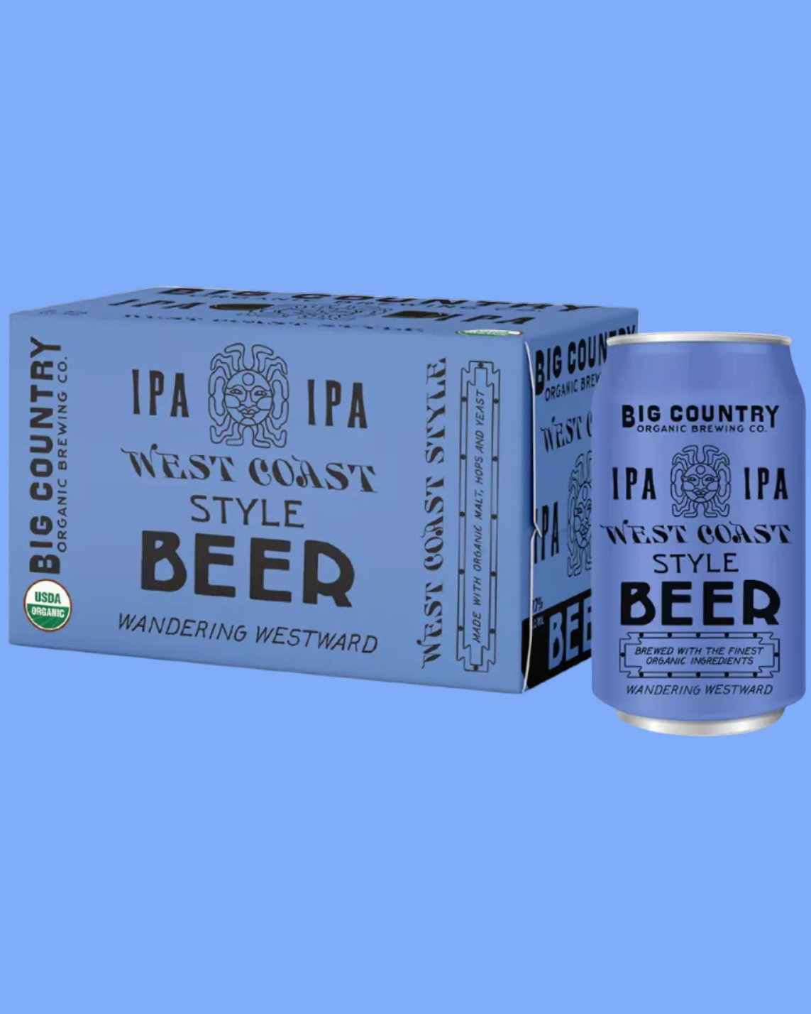 BIG COUNTRY WEST COAST IPA CANS 6PK 12 OZ