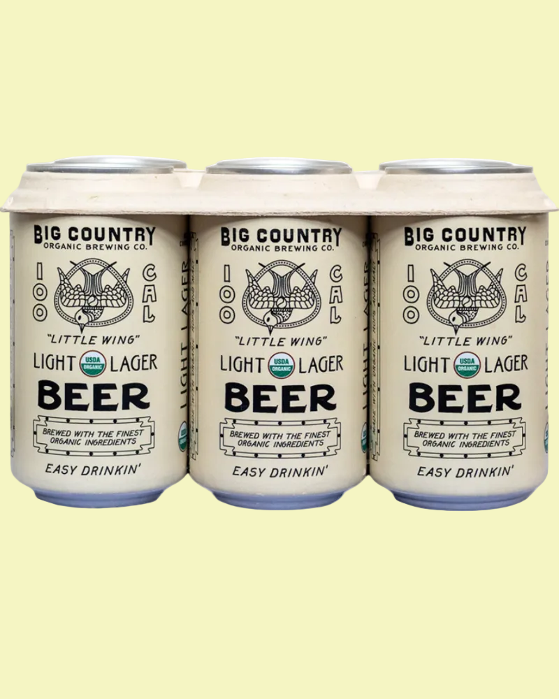 BIG COUNTRY LITTLE WING LIGHT LAGER CANS 6PK 12 OZ