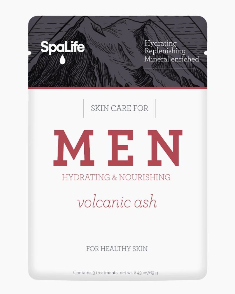 SpaLife Men's Facial Mask - Volcanic Ash Hydrating