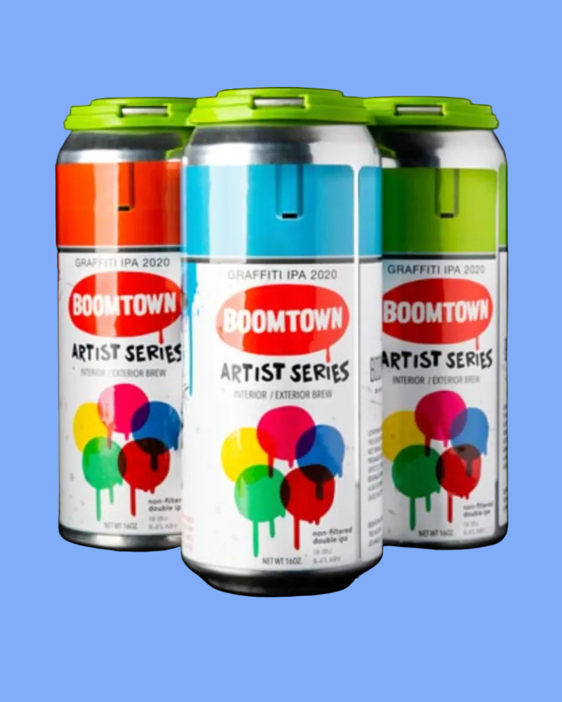 BOOMTOWN GRAFFITI HAZY DIPA SINGLE CAN 16 OZ