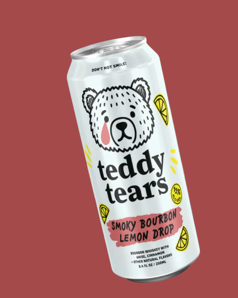 TEDDY TEARS SMOKY BOURBON LEMON DROP 250ML 15% ABV