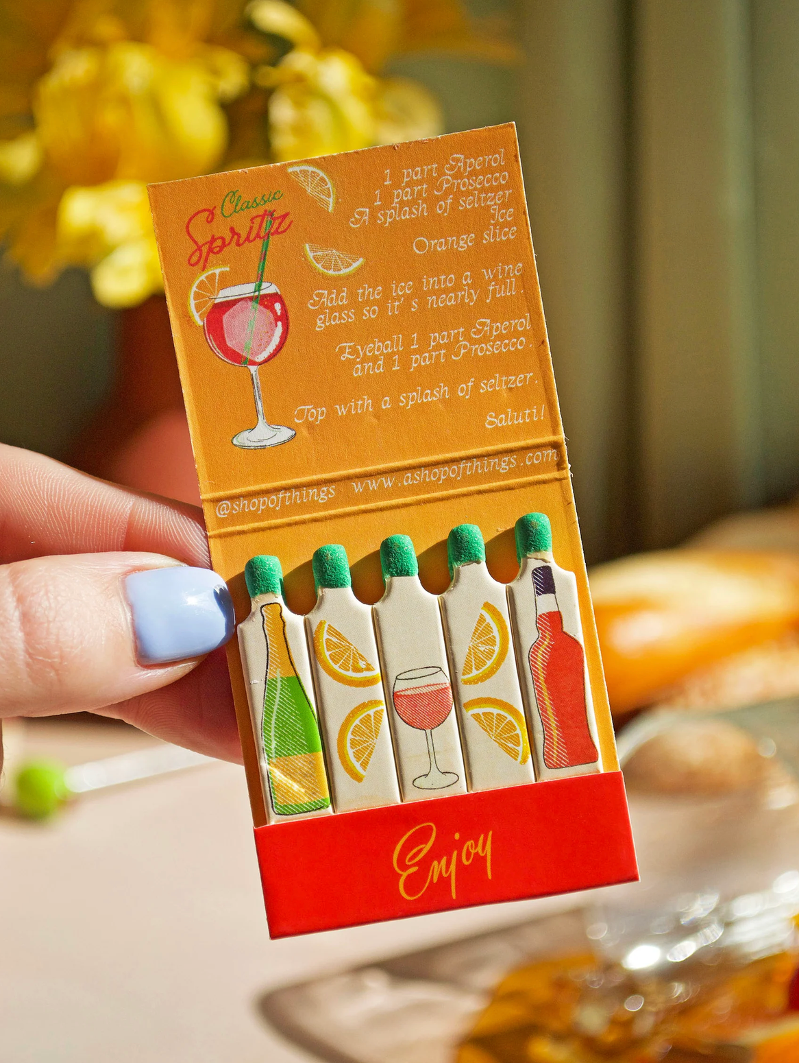 Spritz Matches Matchbook