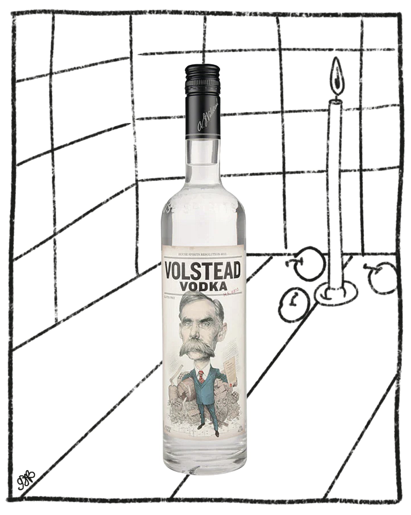 VOLSTEAD VODKA 750ML 40% ABV