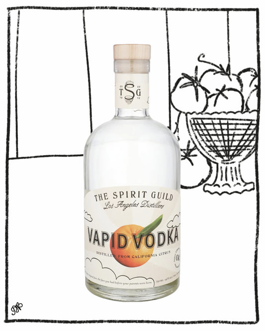 SPIRIT GUILD VAPID VODKA 750ML 40% ABV