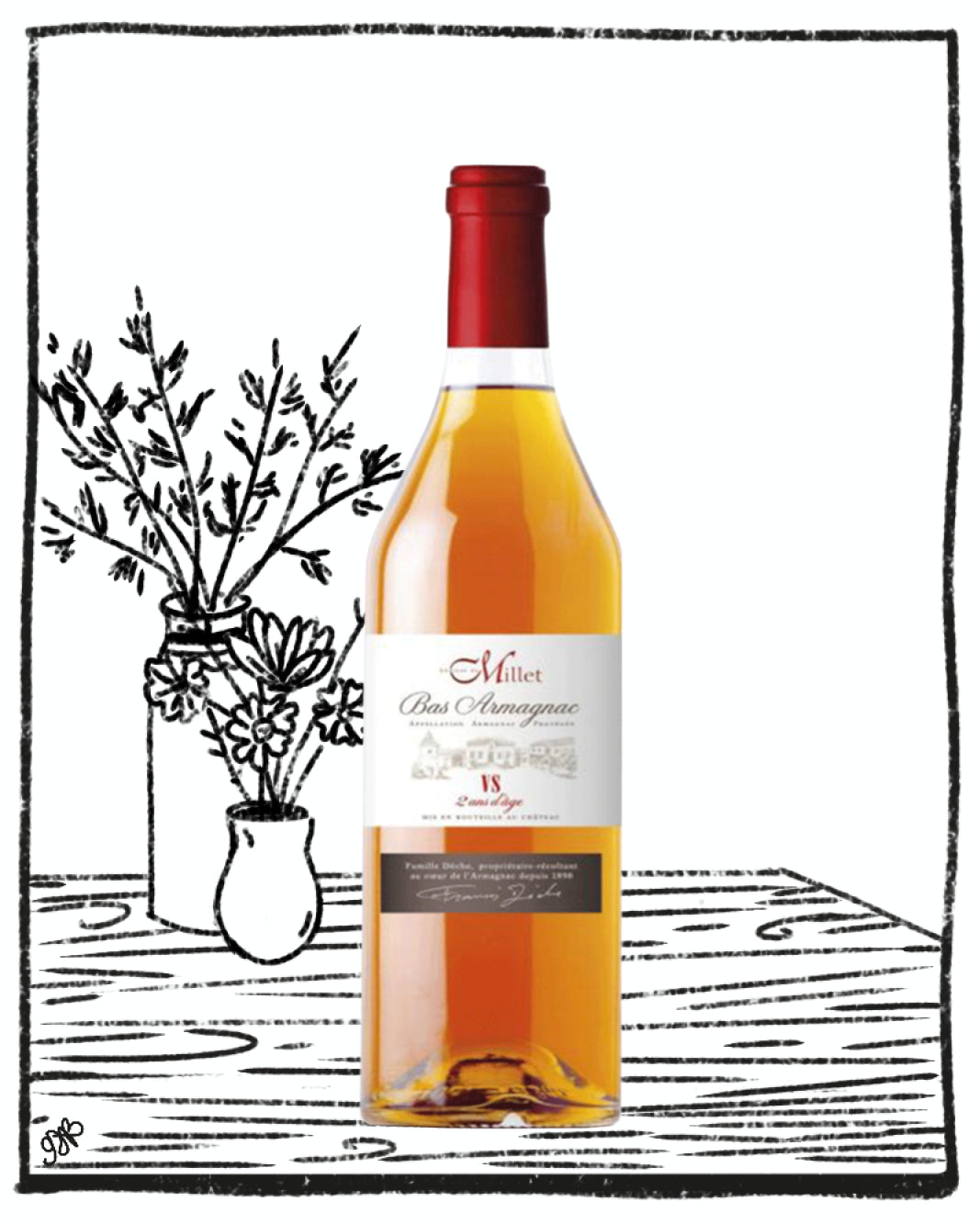 MILLET VS ARMAGNAC 750ML 42% ABV