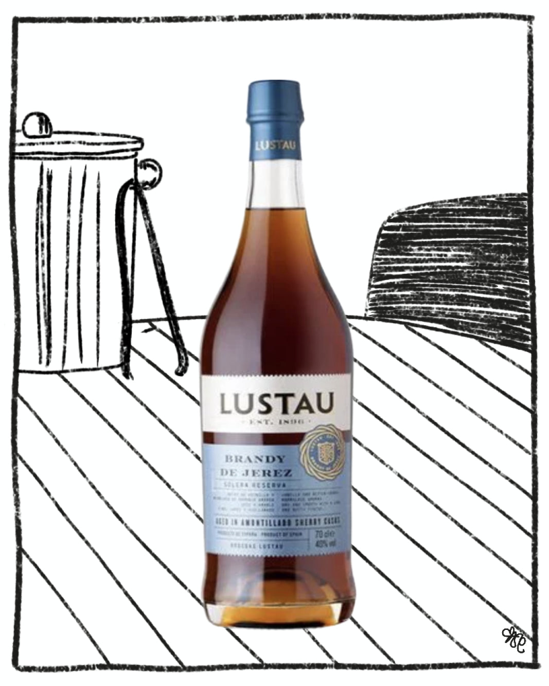 LUSTAU BRANDY DE JEREZ 700ML 40% ABV