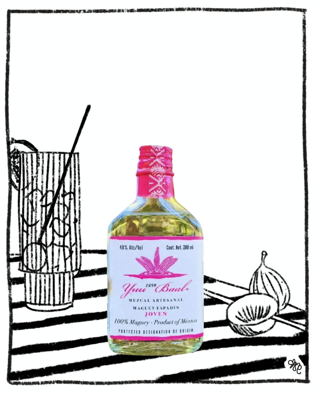 YUU BAAL MEZCAL JOVEN ESPADIN 200ML 48% ABV