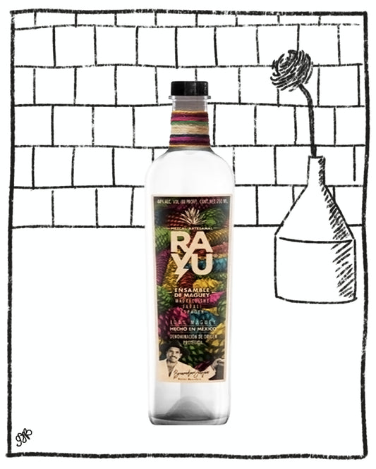 RAYU MEZCAL ENSAMBLE 750ML 44% ABV