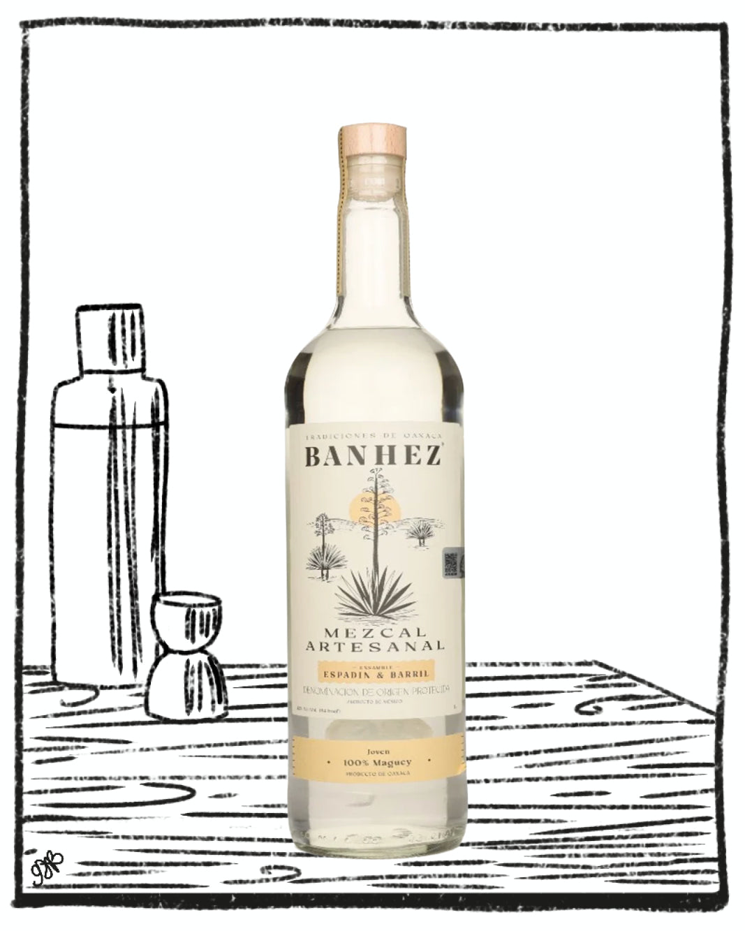 BANHEZ MEZCAL JOVEN ENSAMBLE 750ML 42% ABV