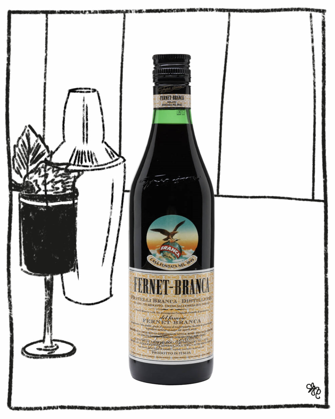 FERNET BRANCA 750ML 39% ABV