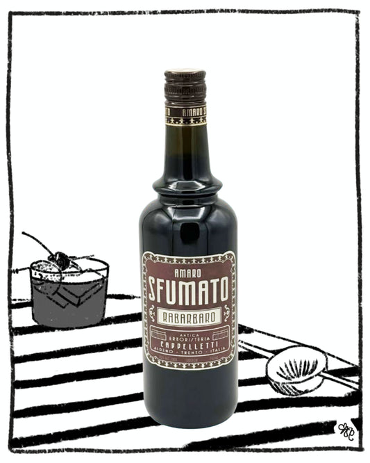 AMARO SFUMATO RABARBARO 750ML 20% ABV