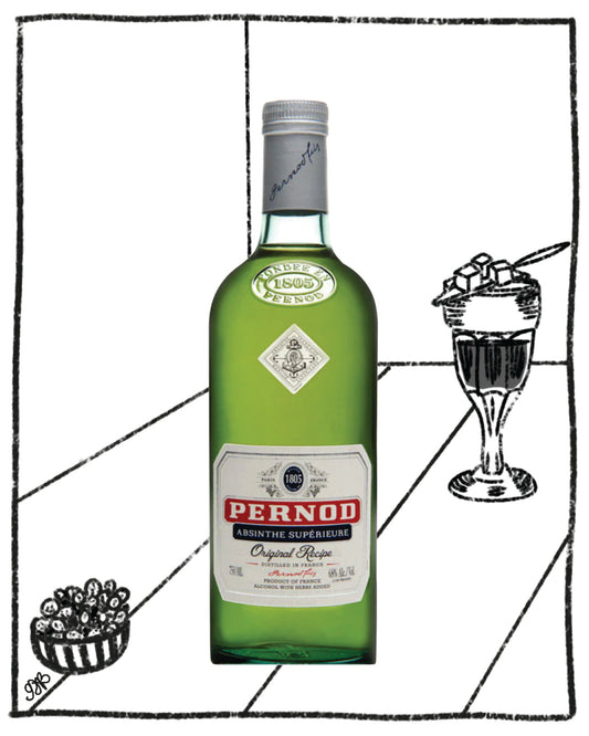 PERNOD ABSINTHE SUPERIEURE 750ML 68% ABV