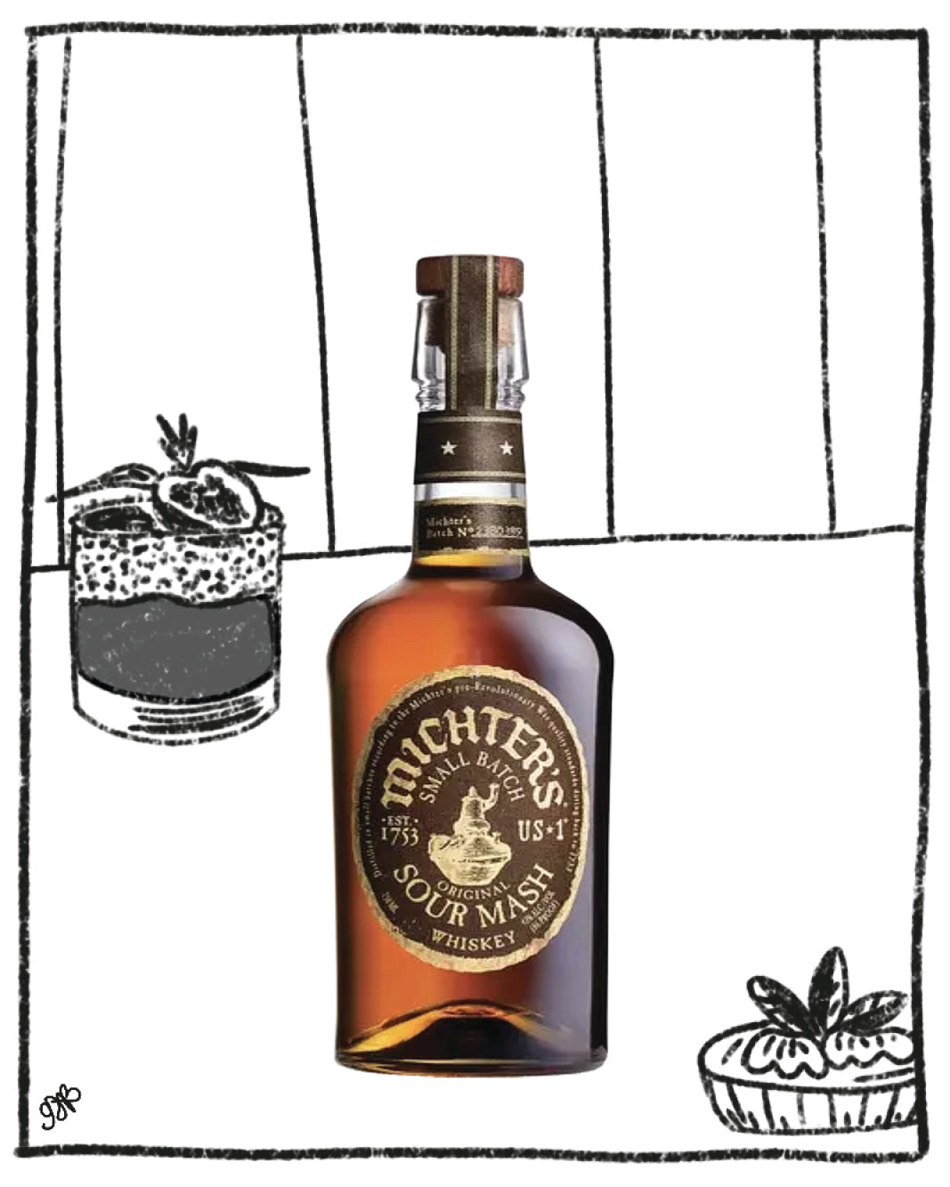 MICHTER'S SOUR MASH 750ML 43% ABV