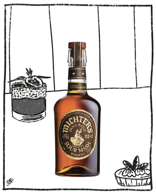 MICHTER'S SOUR MASH 750ML 43% ABV