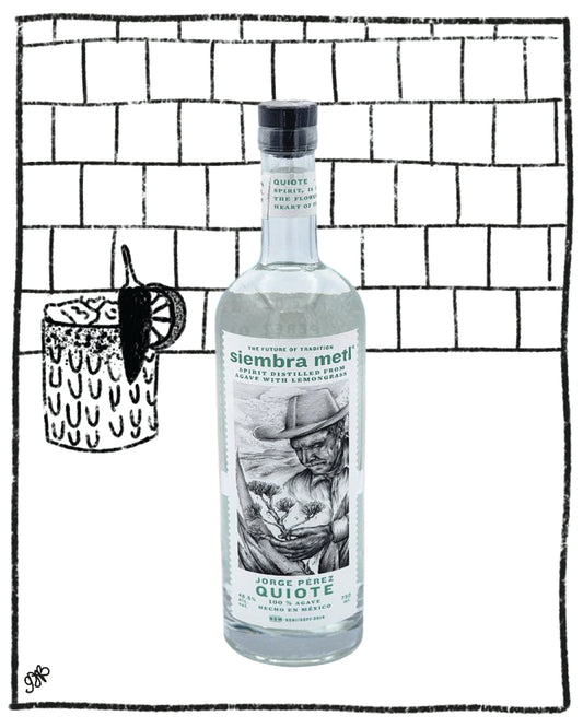 SIEMBRA METL QUIOTE JORGE PEREZ LOT 2 750ML 46.5% ABV