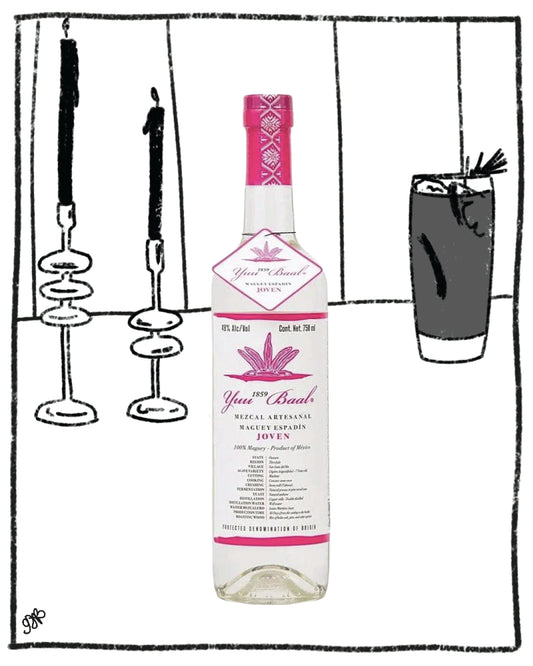 YUU BAAL MEZCAL JOVEN ESPADIN 750ML 48% ABV