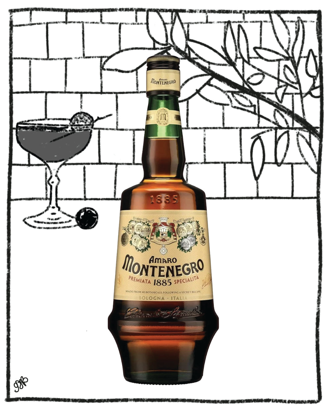 MONTENEGRO AMARO  750ML 23% ABV