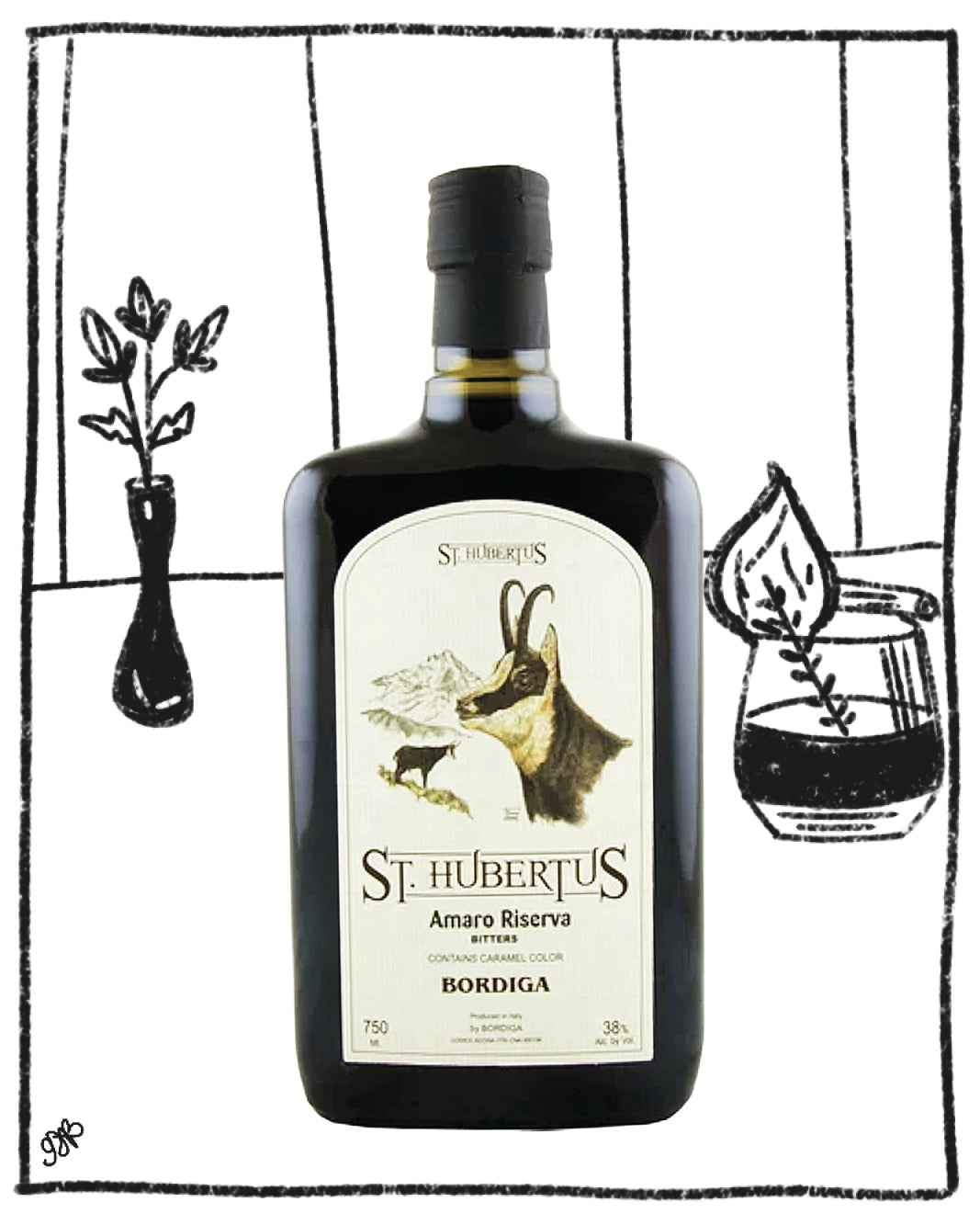 ST. HUBERTUS AMARO RISERVA 750ML 38% ABV