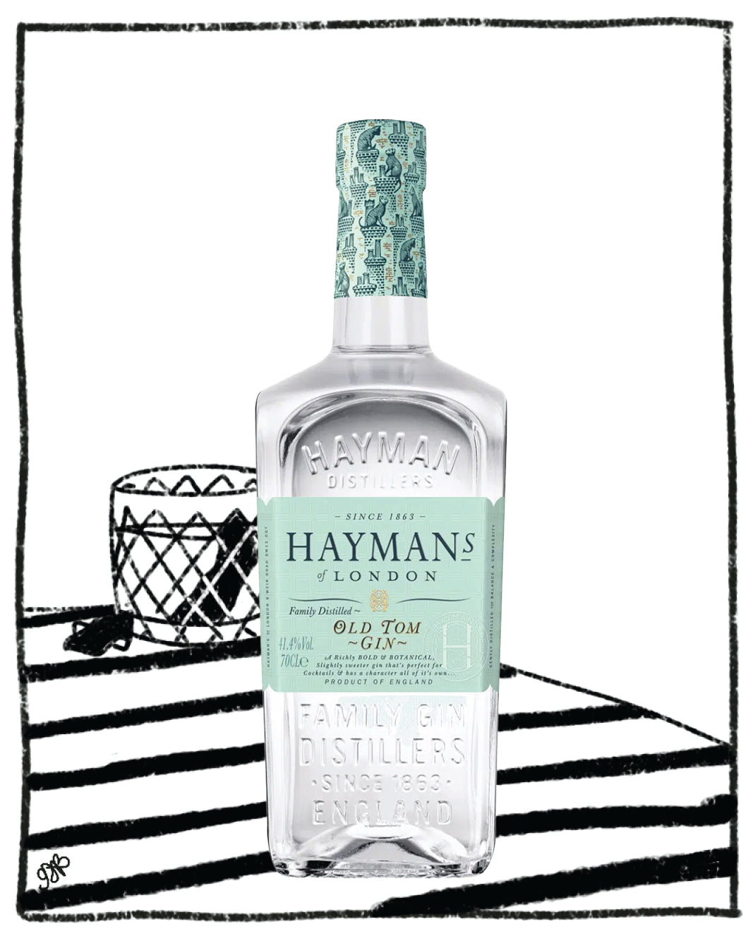 HAYMAN'S OLD TOM GIN 750ML 41.4% ABV