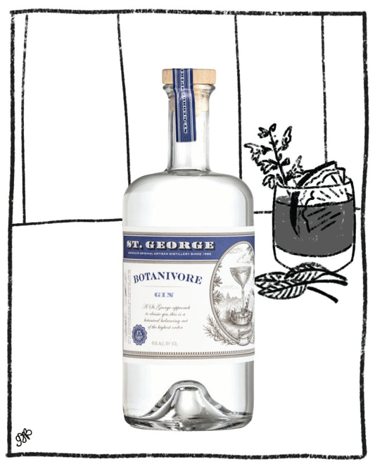 ST. GEORGE BOTANIVORE GIN 200ML 45% ABV